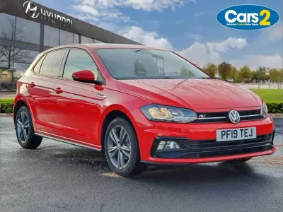 Used VW Polo R-line 94 HP (69 kW) 2019 Red Hatchback