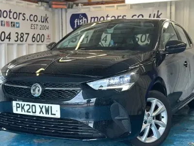Used Vauxhall Corsa 75 HP (55 kW) 2020 Black Hatchback