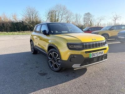 Yellow Used 2023 Jeep Avenger EV SUV | £18,990 (Fair price)