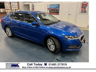 Blue Used 2021 Skoda Octavia SE L Hatchback | £9,258 (Fair price)