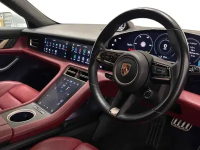 Used Porsche Taycan Performance Package 500 kW (680 HP) 2022 White Estate