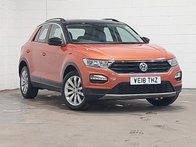 Used VW T-Roc SE 115 HP (84 kW) 2018 Orange SUV