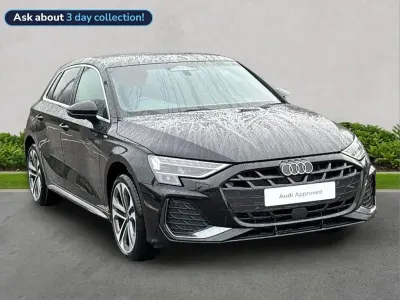 Used Audi A3 S-Line 147 HP (108 kW) 2025 Black Hatchback