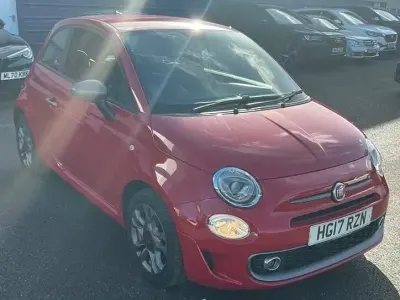 Used Fiat 500 S 69 HP (50 kW) 2017 Red Hatchback