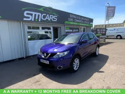 Begagnad Nissan Qashqai Acenta 115 HK (84 kW) 2016 Blå SUV