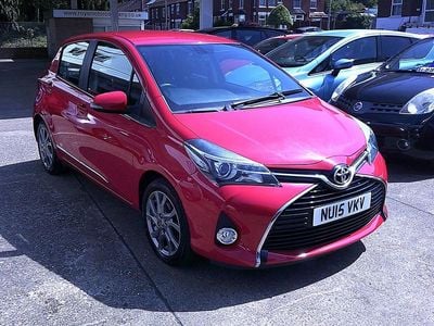 Red Used 2015 Toyota Yaris Hatchback | £7,495 (Fair price)