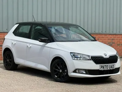 Used Skoda Fabia Colour Edition 95 HP (69 kW) 2020 White Hatchback