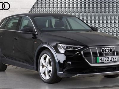 Black Used 2022 Audi e-tron Advanced SUV | £20,566 (Good price)