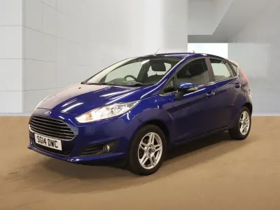 Used Ford Fiesta Zetec 82 HP (60 kW) 2014 Blue Hatchback