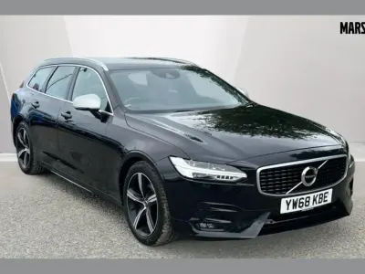 Used Volvo V90 R-Design 190 HP (139 kW) 2018 Black Estate