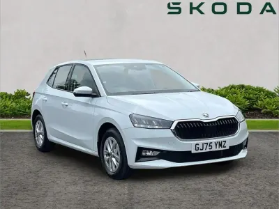 Used Skoda Fabia SE 113 HP (83 kW) 2025 Moon white metallic Hatchback