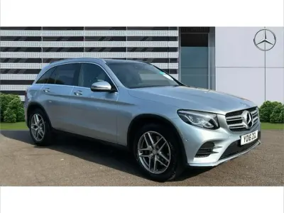 Used Mercedes GLC250 AMG line 204 HP (150 kW) 2016 Silver SUV