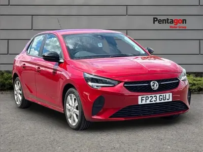 Used Vauxhall Corsa Design Edition 73 HP (53 kW) 2023 Red Hatchback