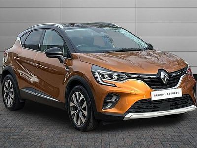 Used Renault Captur Version S 160 HP (117 kW) 2021 Desert orange with diamond black roof SUV