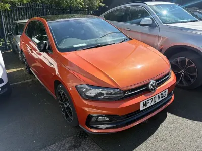 Used VW Polo R-line 95 HP (69 kW) 2020 Orange Hatchback