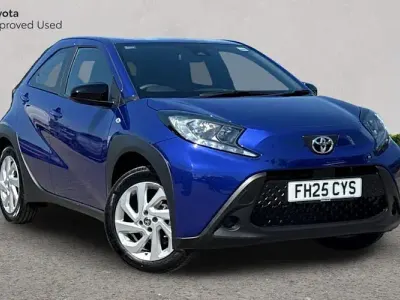 New Toyota Aygo X PURE 72 HP (52 kW) 2025 Juniper blue SUV