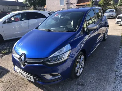 Used Renault Clio GT-Line 90 HP (66 kW) 2018 Blue Hatchback