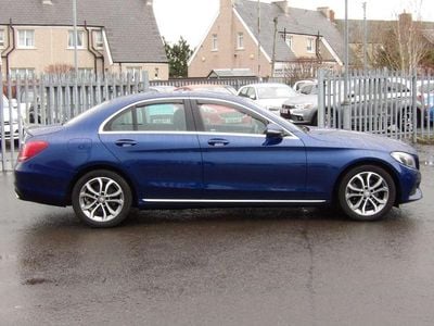 Used Mercedes C200 2017 Blue Sedan