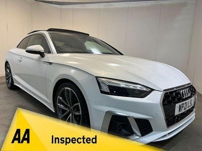 White Used 2021 Audi A5 S-Line Coupe | £22,480 (Good price)