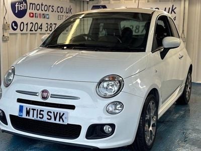 Used Fiat 500 S 69 HP (50 kW) 2015 White Hatchback