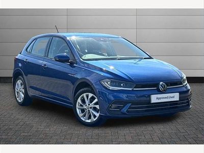 Used VW Polo Style 95 HP (69 kW) 2022 Blue Hatchback