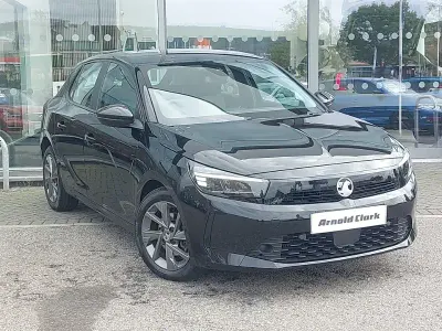 Used Vauxhall Corsa Design Edition 100 HP (73 kW) 2023 Black Hatchback