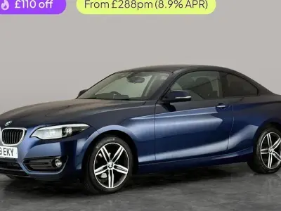 Used BMW 218 Sport Line 150 HP (110 kW) 2019 Blue Coupe