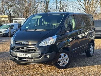 Used Ford Transit Custom Limited 130 HP (95 kW) 2017 Black Van