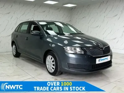 Used Skoda Rapid 90 HP (66 kW) 2017 Grey Hatchback