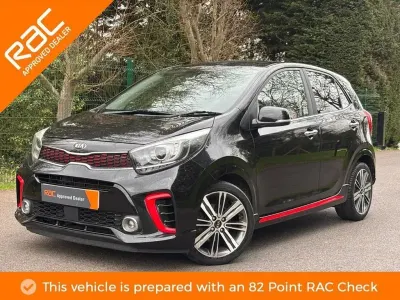 Used Kia Picanto GT-Line S 99 HP (72 kW) 2018 Black Hatchback