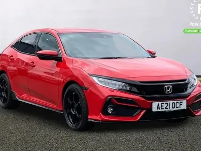 Used Honda Civic Sport 182 HP (133 kW) 2021 Red Hatchback
