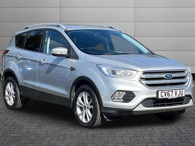 Used Ford Kuga Titanium 150 HP (110 kW) 2017 Moondust silver SUV
