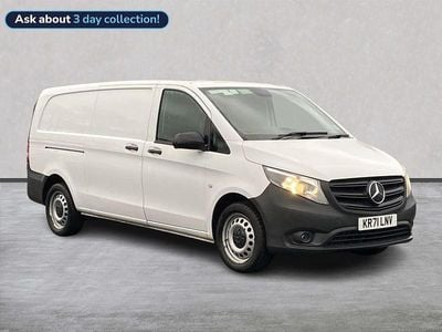 Begagnad Mercedes Vito Progressive 163 HK (119 kW) 2021 Vit Van