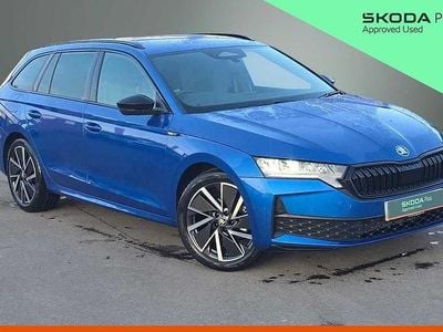 Used Skoda Octavia SportLine 147 HP (108 kW) 2026 Race blue metallic Estate