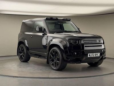 Santorini black Used 2022 Land Rover Defender HSE SUV | £54,000 (Fair price)