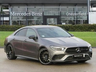 Grey Used 2022 Mercedes CLA35 AMG Premium Plus Coupe | £35,600 (Expensive)