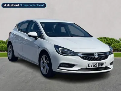Używany Vauxhall Astra SRi 150 KM (110 kW) 2019 Biały Hatchback