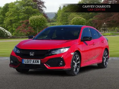 Used Honda Civic EX 129 HP (94 kW) 2017 Red Hatchback