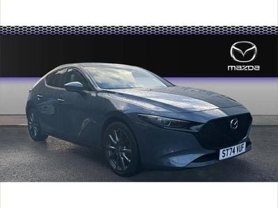Used Mazda 3 Exclusive-Line 120 HP (88 kW) 2024 Grey Hatchback