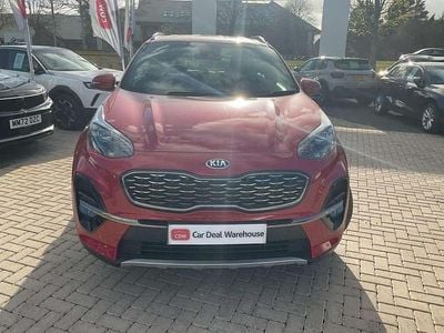 Begagnad Kia Sportage GT-Line 136 HK (100 kW) 2021 Röd SUV