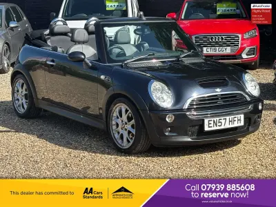 Used Mini Cooper S Cabriolet 2007 Black Cabriolet