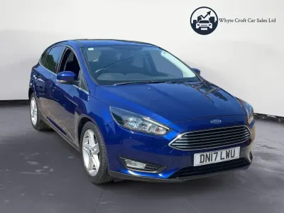 Used Ford Focus Zetec 2017 Blue Hatchback