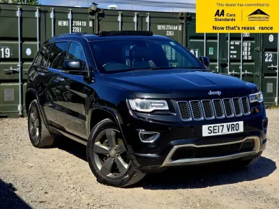 Begagnad Jeep Grand Cherokee Overland 247 HK (181 kW) 2017 Svart SUV