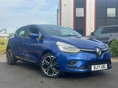Used Renault Clio Dynamique 90 HP (66 kW) 2017 Blue Hatchback