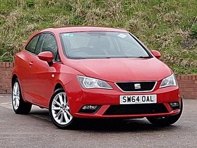 Begagnad Seat Ibiza 85 HK (62 kW) 2015 Röd Halvkombi