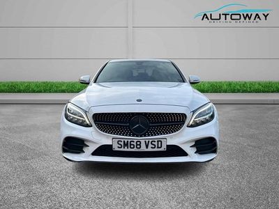 Used Mercedes C200 AMG line 2018 White Sedan