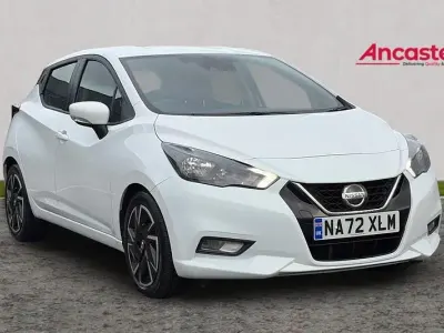 Used Nissan Micra Acenta 92 HP (67 kW) 2022 White Hatchback