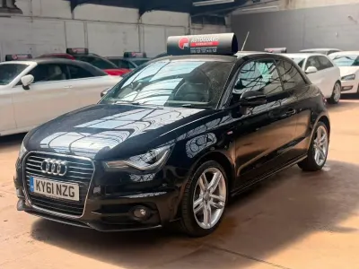 Used Audi A1 S-Line 105 HP (77 kW) 2012 Black Hatchback