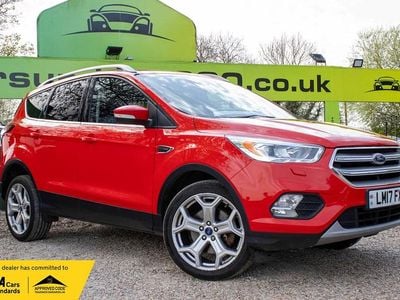 Used Ford Kuga Titanium 120 HP (88 kW) 2017 Red SUV