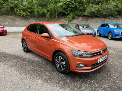 Used VW Polo Match 95 HP (69 kW) 2021 Orange Hatchback